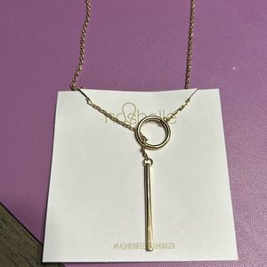 Gold nashelle necklace